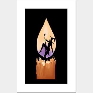 fire witch Posters and Art